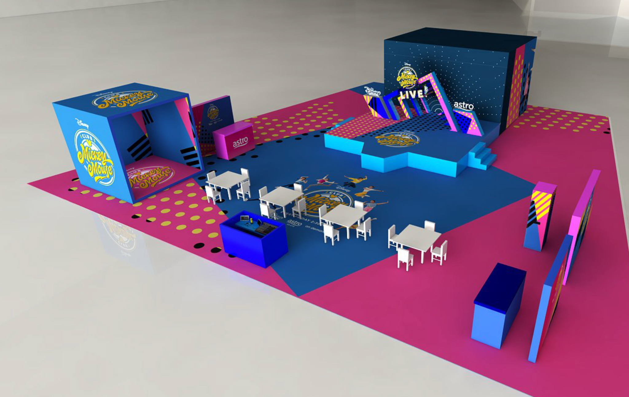 Disney experience design render